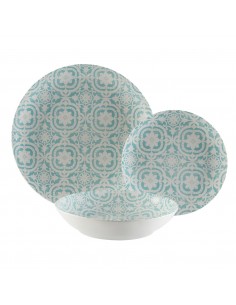 Vajilla 18 Piezas Porcelana...