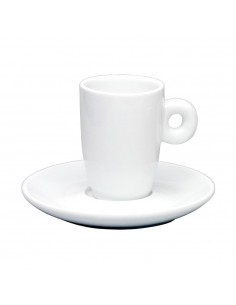 Taza Café Porcelana Blanca...