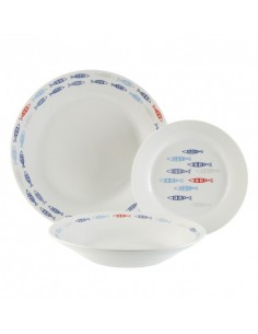 Vajilla 18 Piezas Porcelana...