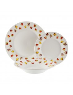 Vajilla 18 Piezas Porcelana...