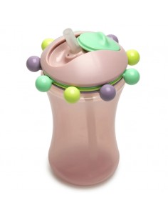 Taza Con Pajita Rosa Abacus...