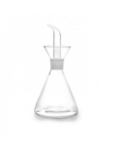 Aceitera-Vinagrera Cristal Conica Antigoteo 1 Litro Imf 4811