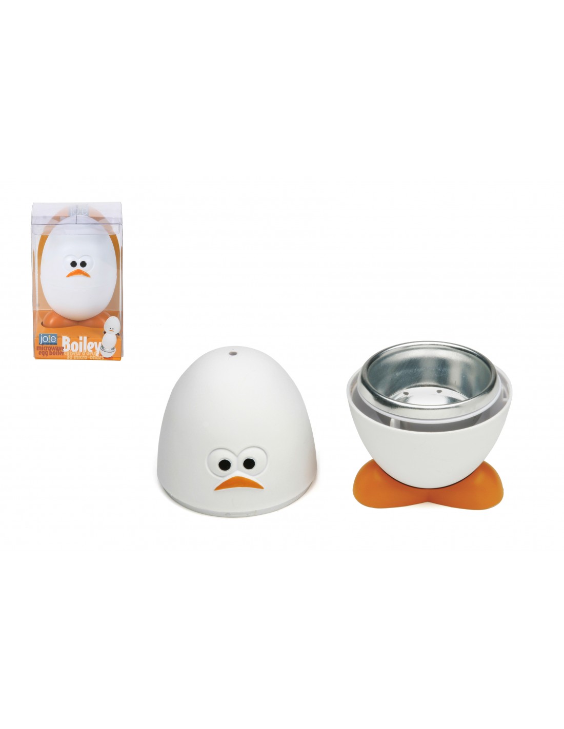 Cuece Huevos microondas cerámica - Egg Poacher - Estuche Vapor Huevos –
