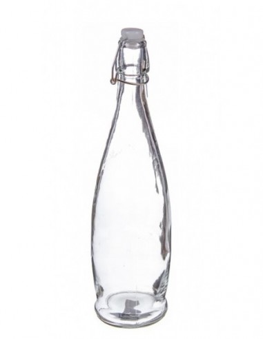Botella Cristal Lisa 1 Litro Nahuel Home