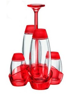 Aceitera. Vinagrera 8.5 onz.. Boquilla Winco • BPU · HoReCa
